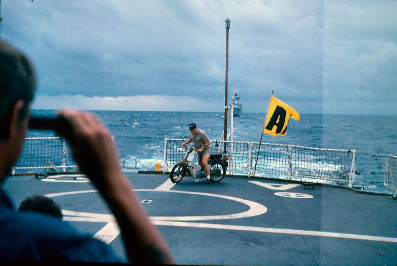 78scan0044_jpg.jpg - Towing HMS Hermoine 1978 - Whats the dit about the moped? -photo©David Marchant